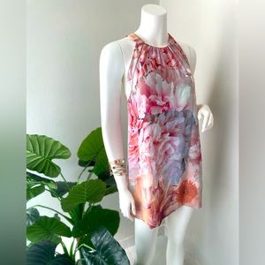MNG Floral mini casual dress size S
